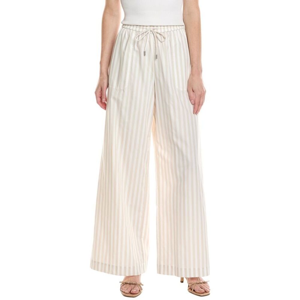 Atm Anthony Thomas Melillo Womens Yarn Die Stripe Pant, Brown